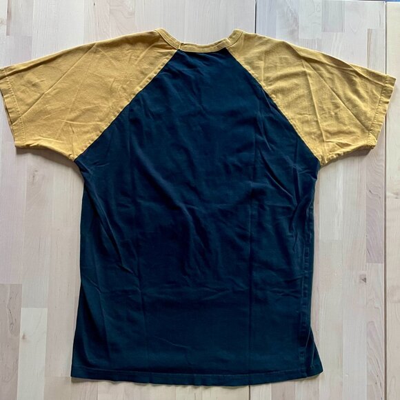 Widowmaker Brewing Men's Black & Yellow Raglan Baseball T-Shirt size Small - Picture 4 of 4